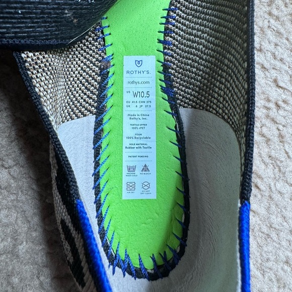 Rothy’s desert Cat printed knit point toe flat 10.5 - Picture 6 of 6